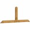 Ekena Millwork Portland Rough Sawn Timber Gable Bracket, Western Red Cedar, 108"W x 40"H x 4"D x 6"F, 9/12 Pitch GBW108X40X0406POR00RWR - alternate 3